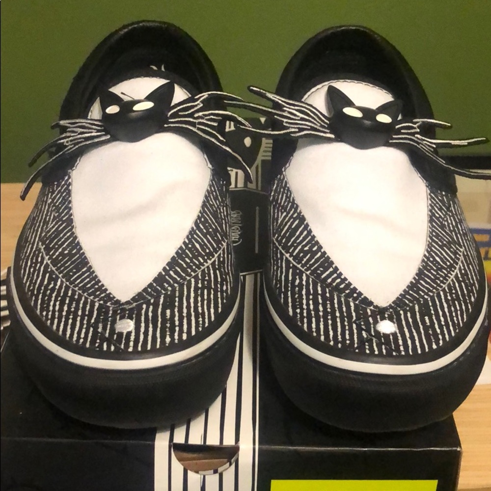 Jack Skellington Vans Slip ons